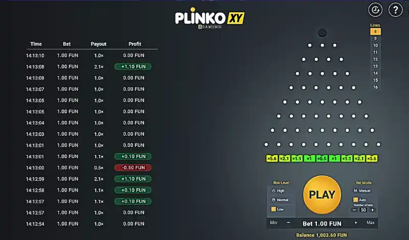 Plinko XY